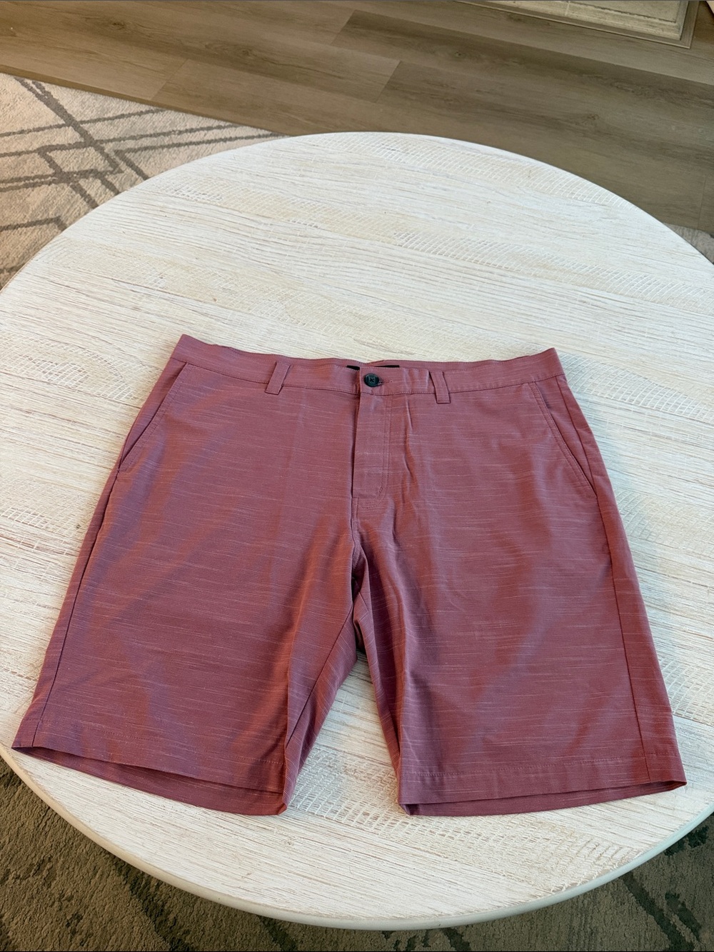 Travis Mathew’s Men's Casual Stretch Walkshorts - Dusty Rose